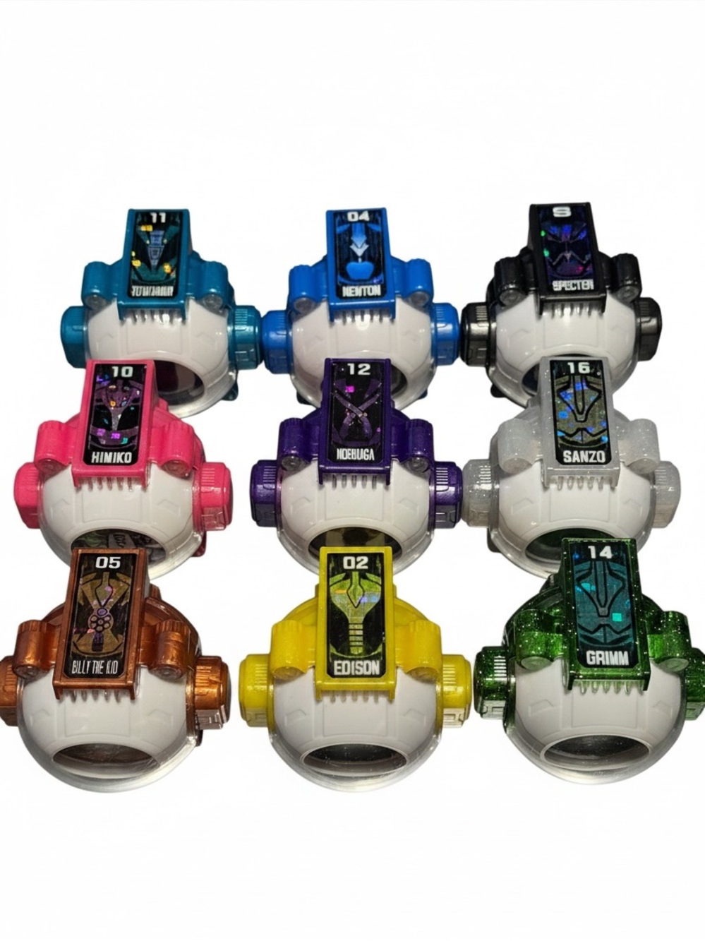Lot of 9 Bandai Kamen Rider Ghost Eyecons